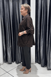 Selma Büyük Beden Dekoratif Detaylı Bluz