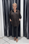 Selma Büyük Beden Dekoratif Detaylı Bluz