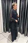 Selma Büyük Beden Dekoratif Düğmeli Şık Takım
