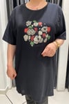 Selma Büyük Beden Desenli T-Shirt