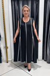 Selma Büyük Beden İnce Çelik Kumaş Elbise Üzeri Hırka Modeli