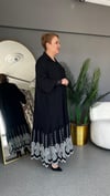 Selma Büyük Beden İşlemeli Elbise