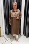 Selma Büyük Beden İşlemeli Gömlek