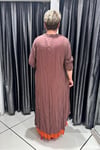 Selma Büyük Beden Katmanlı Tasarım Elbise