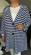 Selma Büyük Beden Marine Ceket