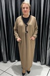 Selma Büyük Beden Merserize Şık Hırka