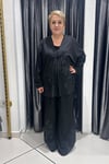 Selma Büyük Beden Nakış Detaylı Takım