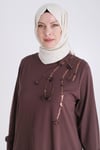 Selma Büyük Beden Örme Tunik