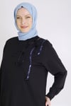 Selma Büyük Beden Örme Tunik