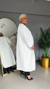 Selma Büyük Beden Pamuklu Kapitone Kap