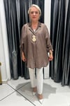 Selma Büyük Beden Rahat Kesim Bluz