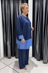 Selma Büyük Beden Rahat Kesim İkili Takım