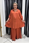 Selma Büyük Beden Rahat Kesim İkili Takım