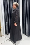 Selma Büyük Beden Rahat Kesim Pamuk Saten Elbise