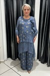 Selma Büyük Beden Rahat Kesim Üçlü Takım