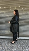 Selma Büyük Beden Şardonlu Deri Ceket