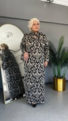 Selma Büyük Beden Seyyar Kravatlı Elbise