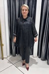 Selma Büyük Beden Şifon İçlikli Gömlek