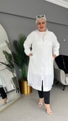 Selma Büyük Beden Swarovski İşlemeli Kap