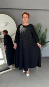 Selma Büyük Beden Taş İşlemeli Elbise