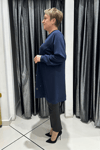 Selma Büyük Beden Taş İşlemeli Nervürlü Premium Oysho Kumaş Tunik