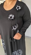 Selma Büyük Beden Tasarım Elbise