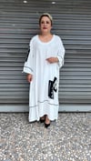 Selma Büyük Beden Tasarım Elbise