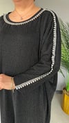 Selma Büyük Beden Taşlı Elbise