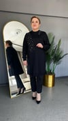 Selma Büyük Beden Taşlı Örme Tunik