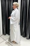 Selma Büyük Beden Tavus Kuşu Desenli Kimono