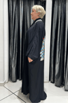 Selma Büyük Beden Tavus Kuşu Desenli Kimono