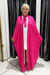 Selma Büyük Beden Tavus Kuşu Desenli Kimono
