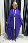 Selma Büyük Beden Tavus Kuşu Desenli Kimono