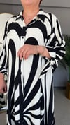 Selma Büyük Beden Viskon Elbise