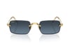 Ray-Ban Unisex - Kadın ve Erkek 3928-54 001/S2 Güneş Gözlüğü