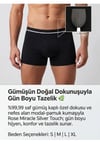 Silver Touch Saf Gümüş Dokulu Erkek Siyah Slip Sillage İç Çamaşırı, Erkek Siyah Boxer