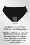 Silver Touch Saf Gümüş Dokulu Kadın Siyah Cover Savage Külot