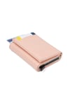 Adelina Pudra Pembe Nova Deri Mekanizmalı Otomatik Kızaklı Kartlık Cüzdan