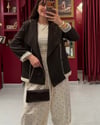 ACI KAHVE BLAZER CEKET