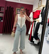 Katlı paça jean