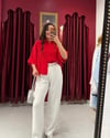 KISA KOL OVERSIZE GÖMLEK