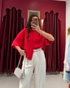 KISA KOL OVERSIZE GÖMLEK