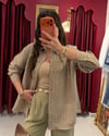 Taş Detaylı Oversize Gömlek
