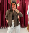 Taşlı oversize gömlek