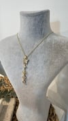 Çelik Gold Renk Charmlı Y Kolye 40+5cm