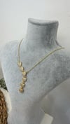 Çelik Gold Renk Kalpli Y Kolye 40+5cm