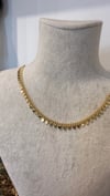 Çelik Gold Renk Pullu Kolye 40+5cm