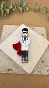 Erkek Doktor Figür Broş