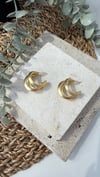 İthal Antik Gold Renk  Küpe