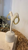 İthal Gold Renk Halka Küpe